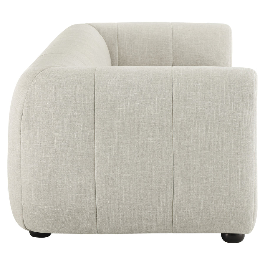 Anvil Upholstered Fabric Sofa in Linen