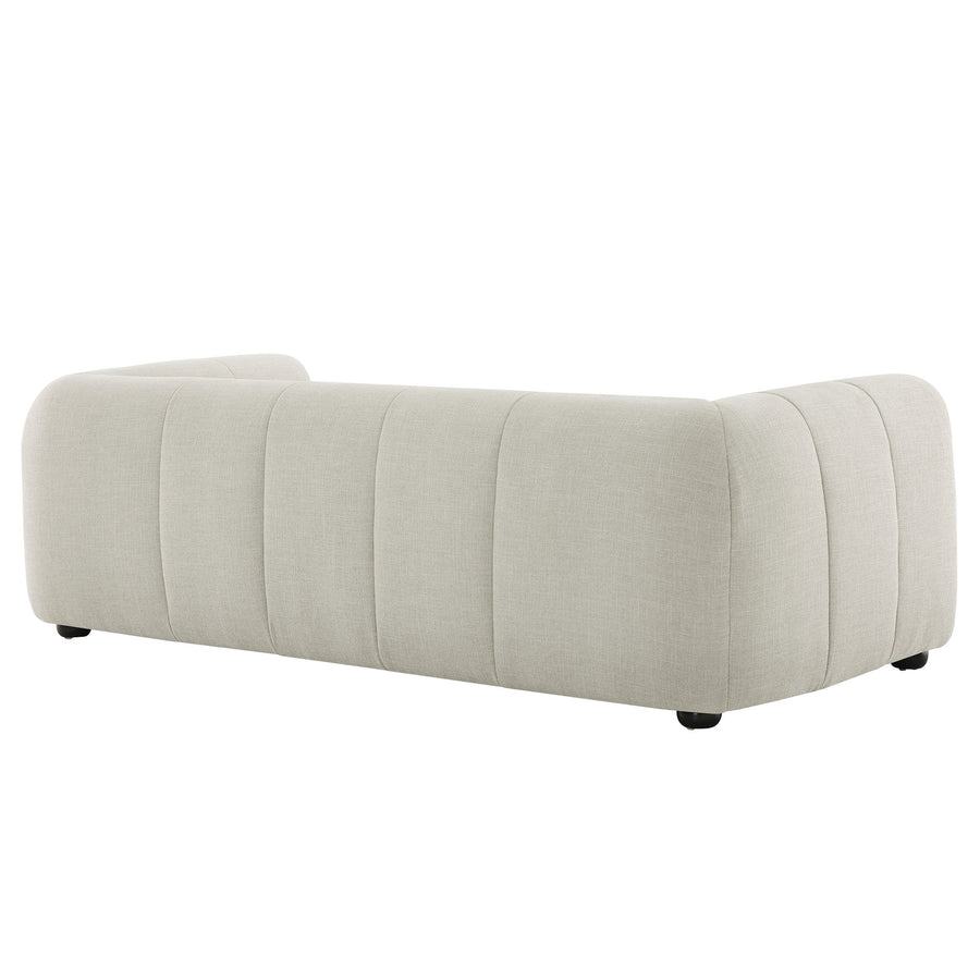Anvil Upholstered Fabric Sofa in Linen