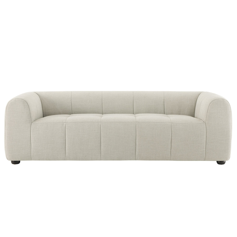 Anvil Upholstered Fabric Sofa in Linen