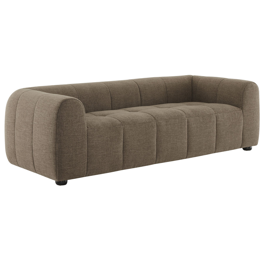 Anvil Upholstered Fabric Sofa in Mocha