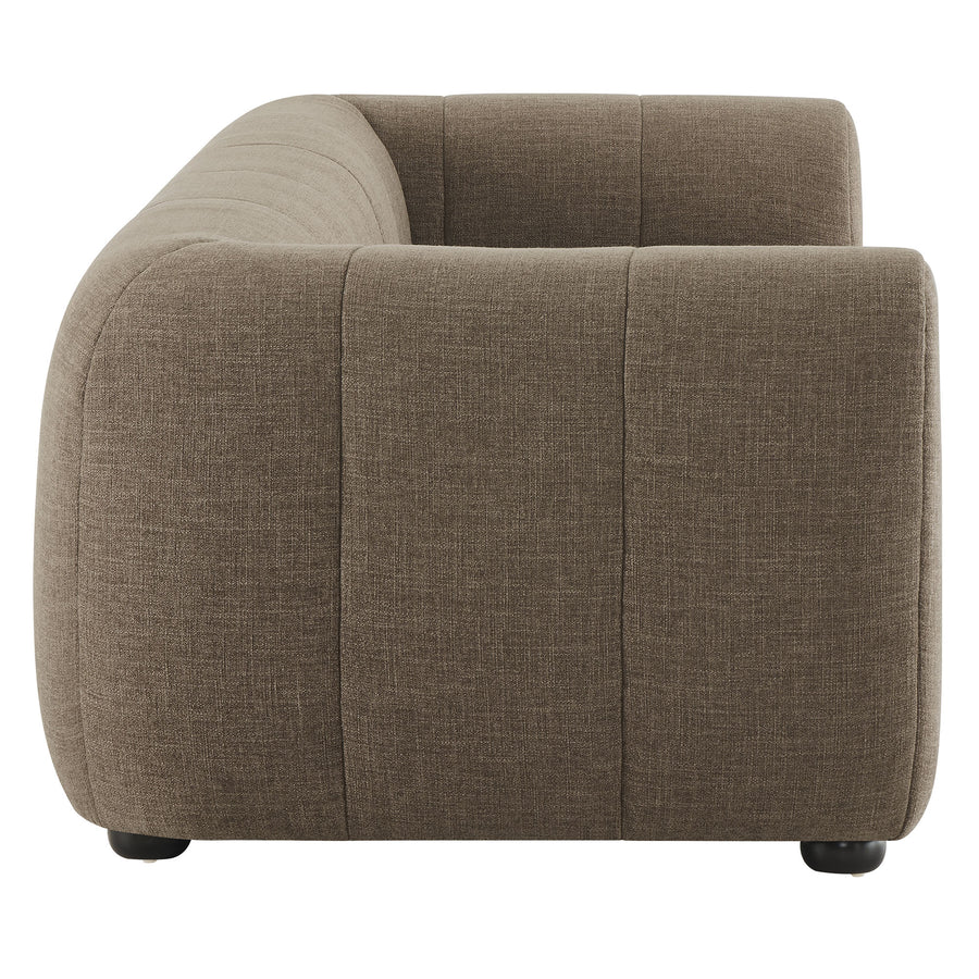 Anvil Upholstered Fabric Sofa in Mocha