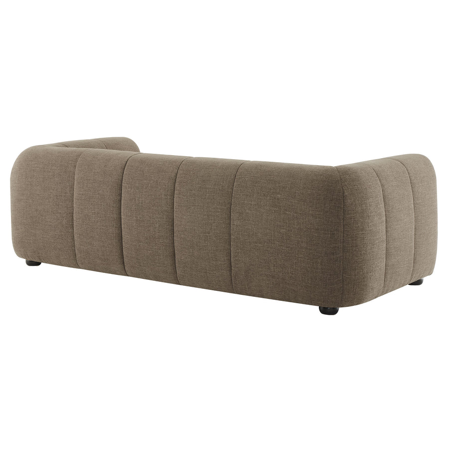 Anvil Upholstered Fabric Sofa in Mocha