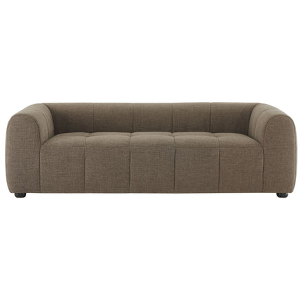 Liana Upholstered Fabric Sofa in Mocha
