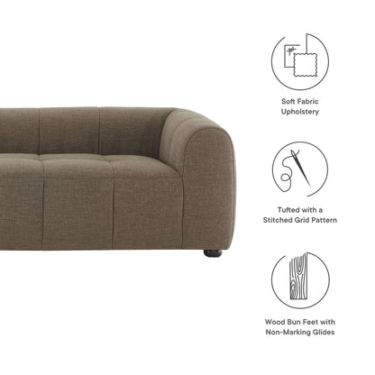 Liana Upholstered Fabric Sofa by Furniture For America