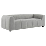 Anvil Upholstered Fabric Sofa in Pewter