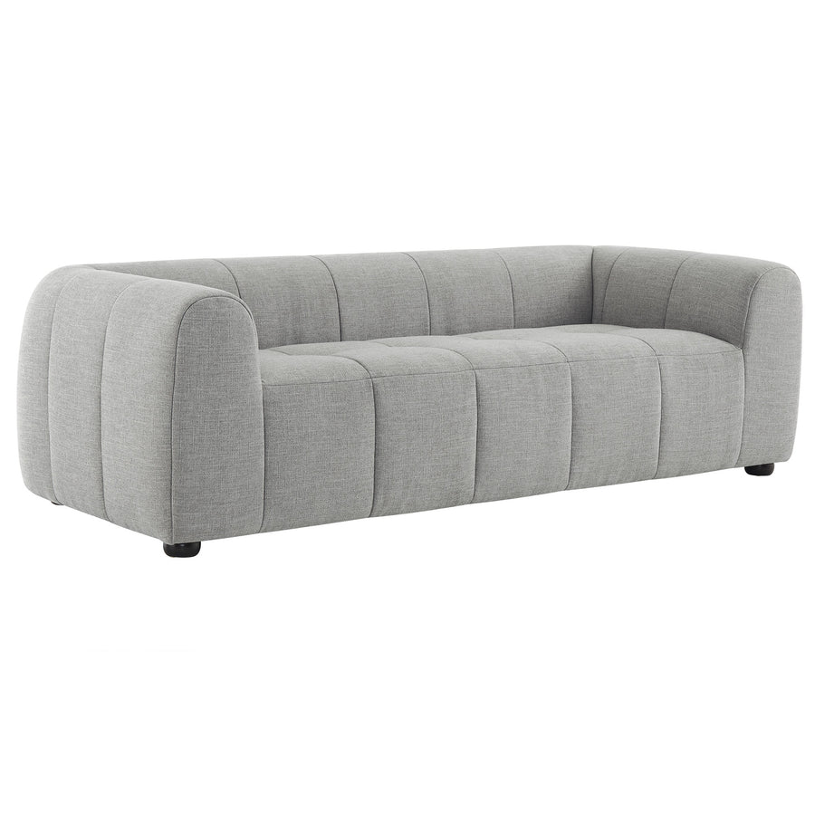 Anvil Upholstered Fabric Sofa in Pewter