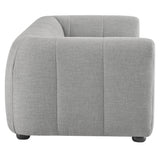 Anvil Upholstered Fabric Sofa in Pewter