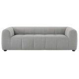Anvil Upholstered Fabric Sofa in Pewter