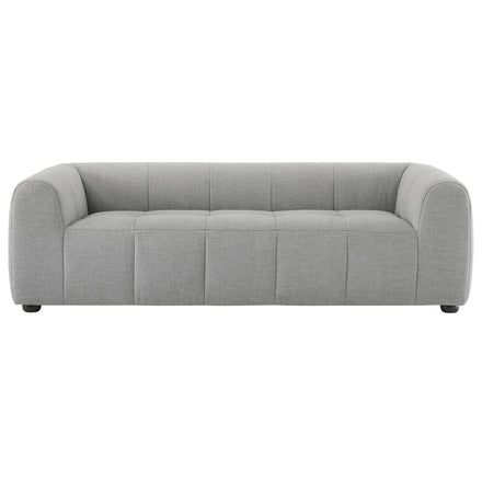 Liana Upholstered Fabric Sofa in Pewter