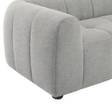 Anvil Upholstered Fabric Sofa in Pewter