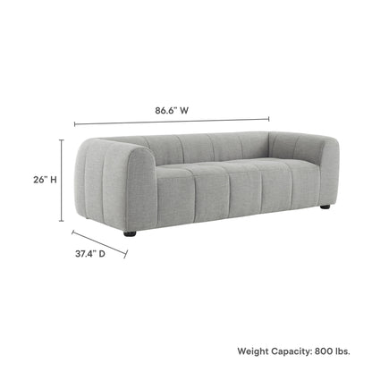 Liana Upholstered Fabric Sofa by Furniture For America