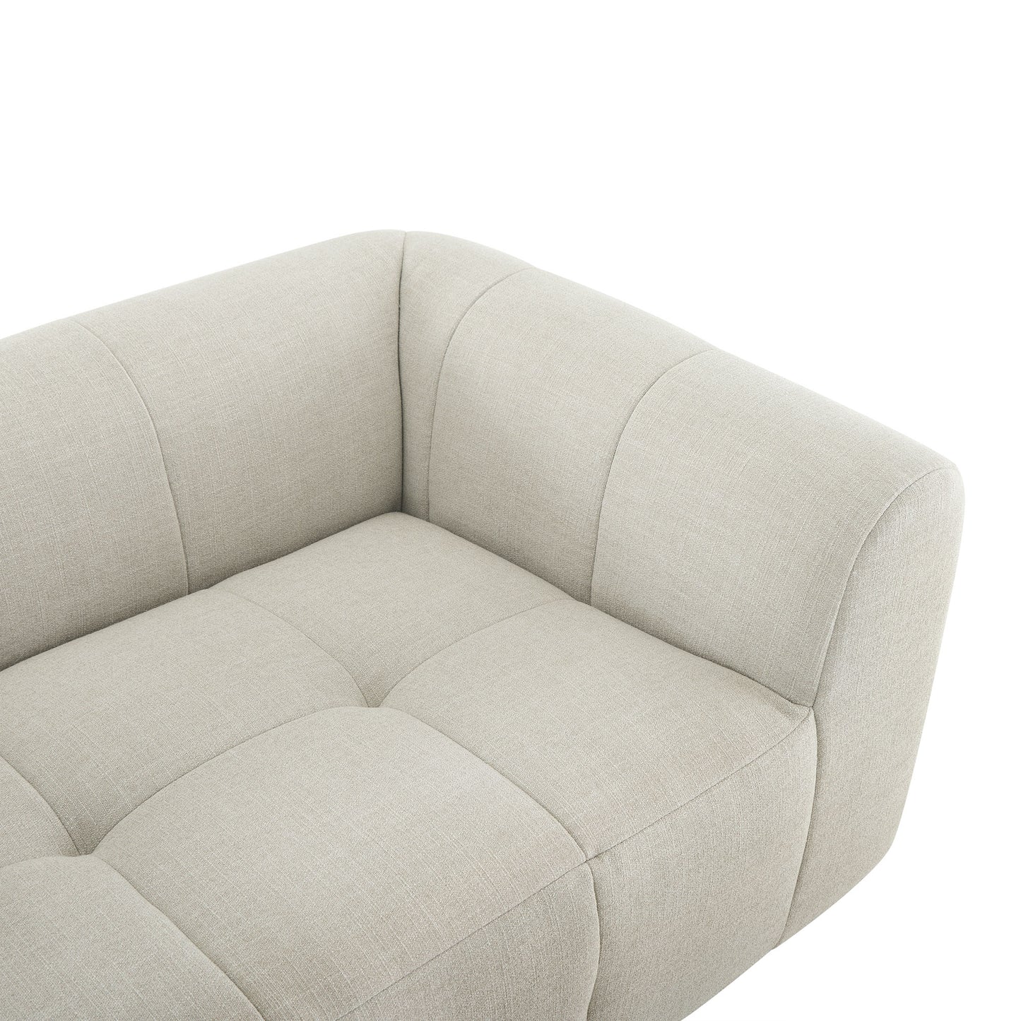 Liana Upholstered Fabric Loveseat by Furniture for America