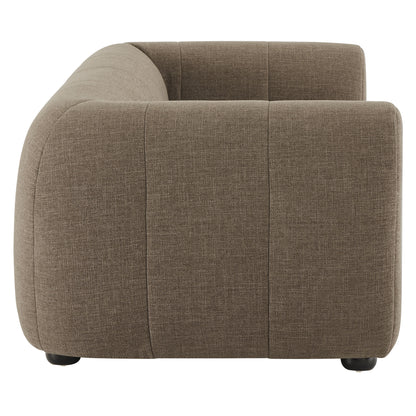 Liana Upholstered Fabric Loveseat by Furniture for America