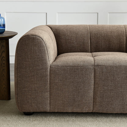 Liana Upholstered Fabric Loveseat by Furniture for America