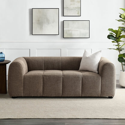 Liana Upholstered Fabric Loveseat by Furniture for America