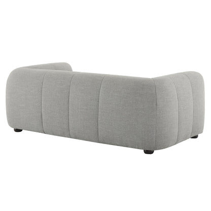Liana Upholstered Fabric Loveseat by Furniture for America