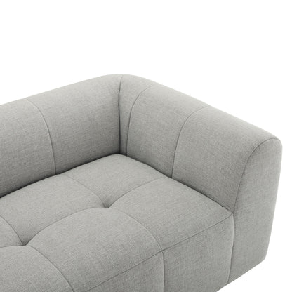 Liana Upholstered Fabric Loveseat by Furniture for America