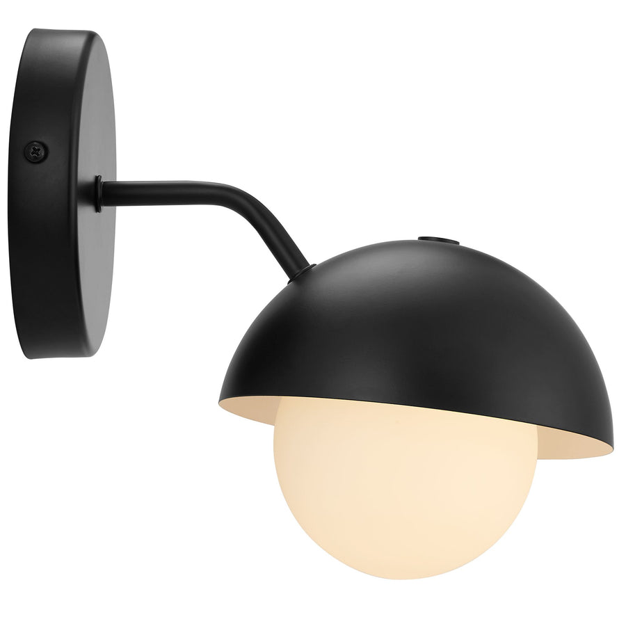 Arlo Globe Wall Sconce in Black