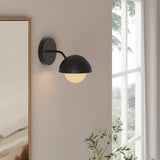 Arlo Globe Wall Sconce in Black