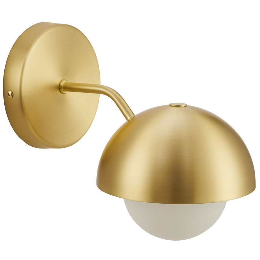 Arlo Globe Wall Sconce in Brass