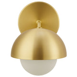 Arlo Globe Wall Sconce in Brass