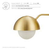 Arlo Globe Wall Sconce in Brass