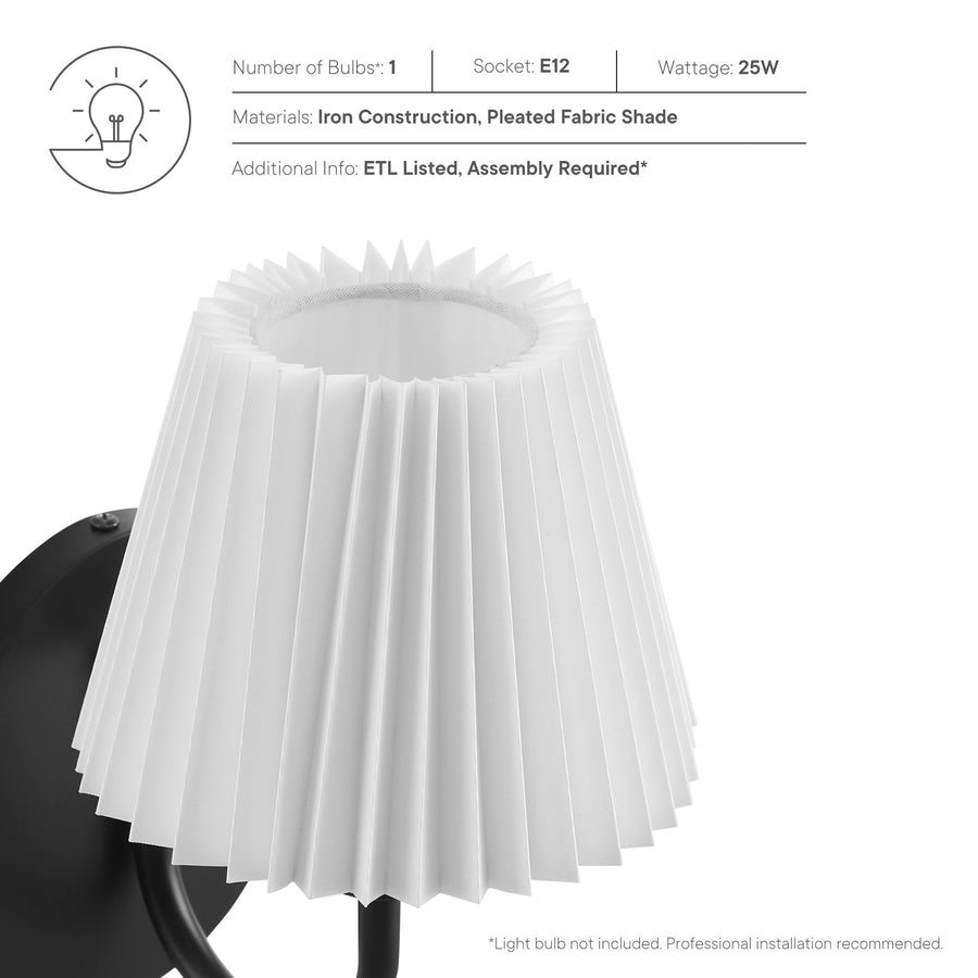 Orchard Wall Sconce in Black