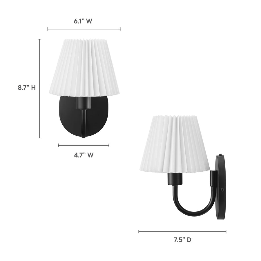 Orchard Wall Sconce in Black
