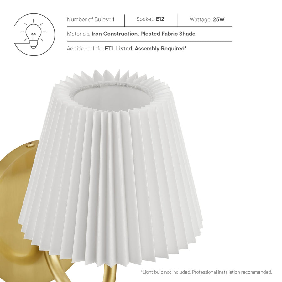 Orchard Wall Sconce in Brass
