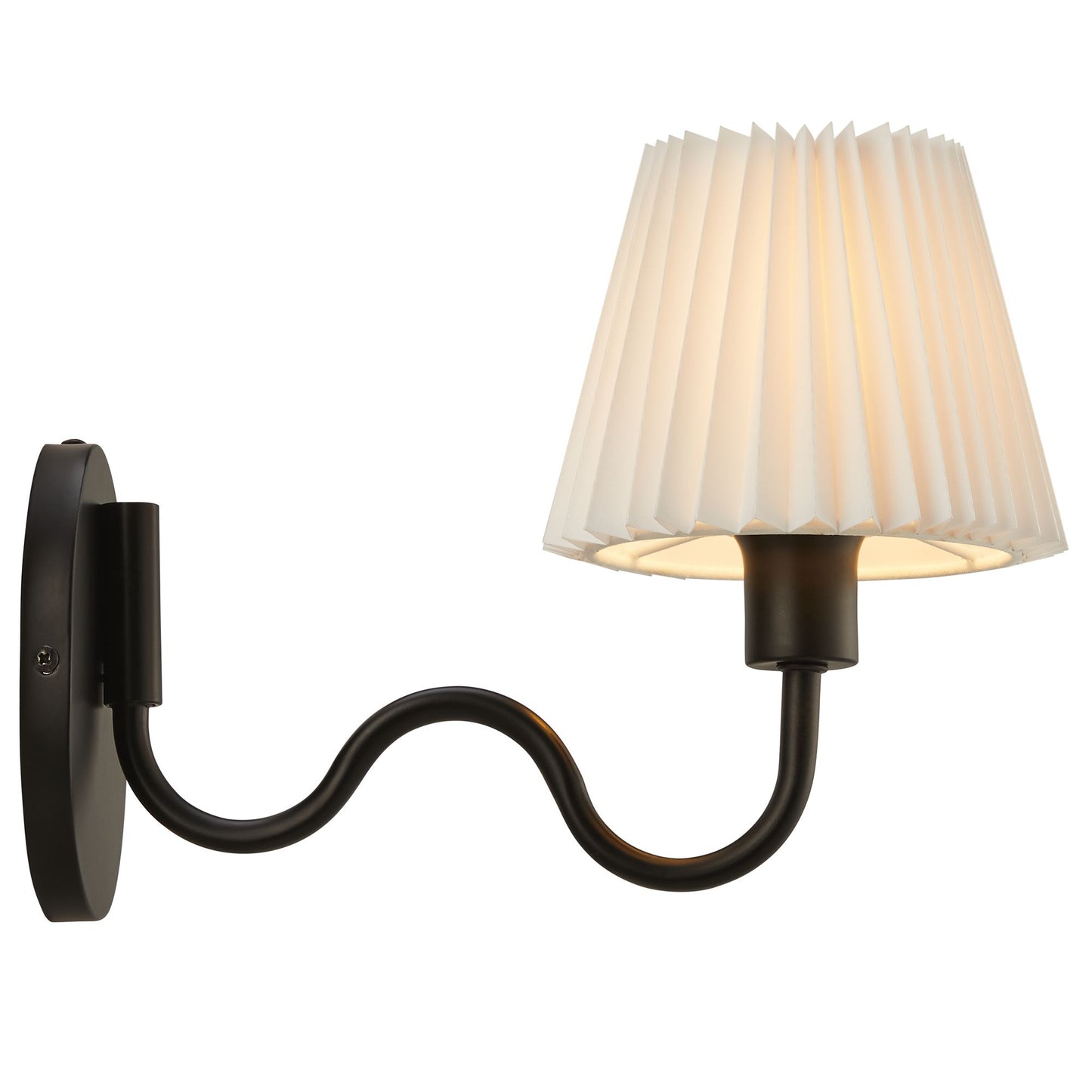 Wave Squiggle Arm Wall Sconce by Furniture for America