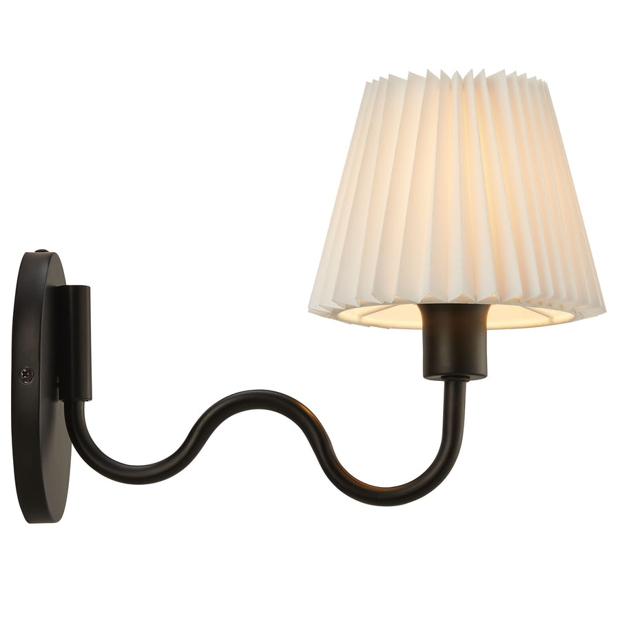 Orchard Squiggle Arm Wall Sconce in Black