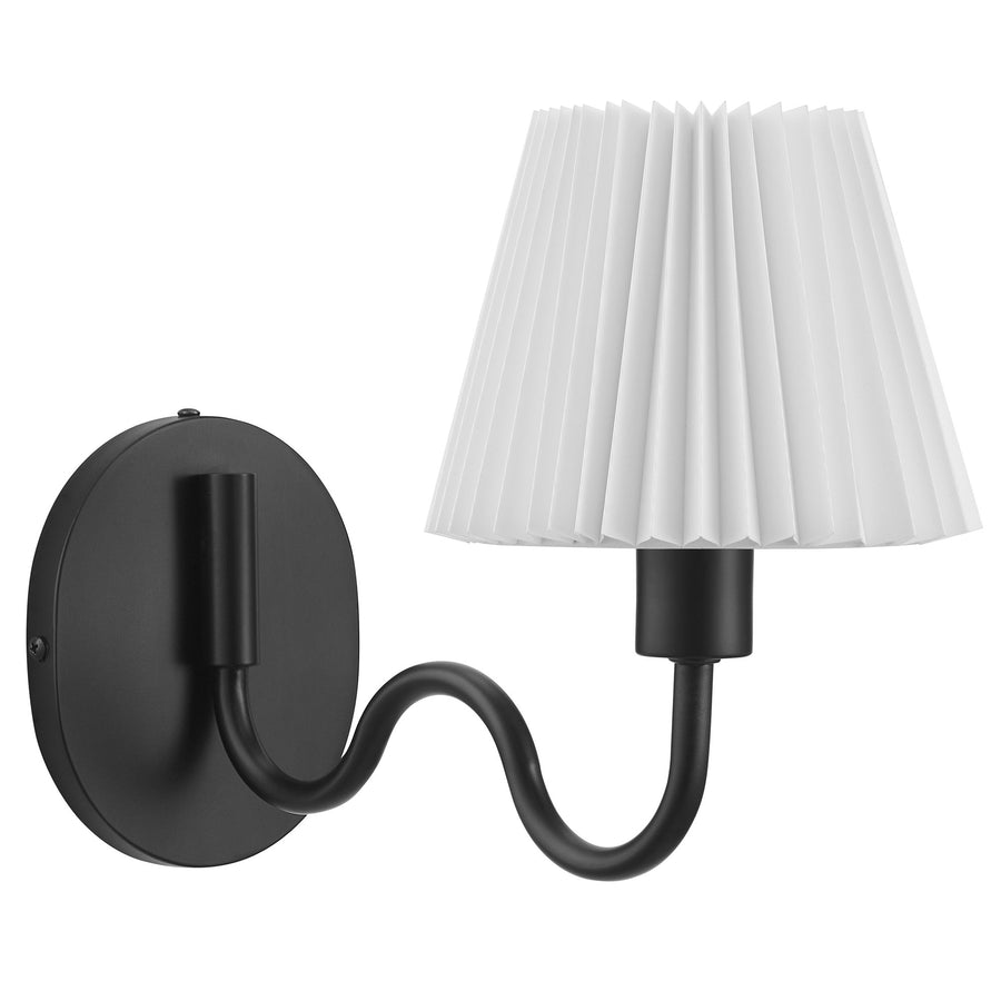 Orchard Squiggle Arm Wall Sconce in Black