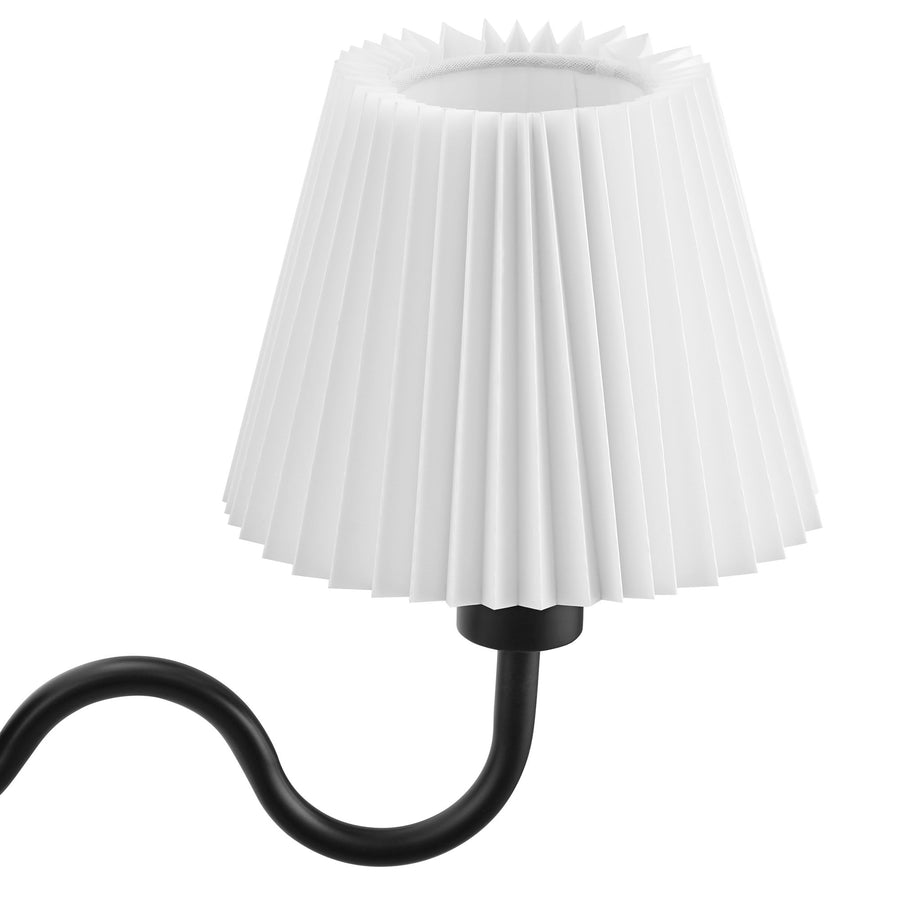 Orchard Squiggle Arm Wall Sconce in Black