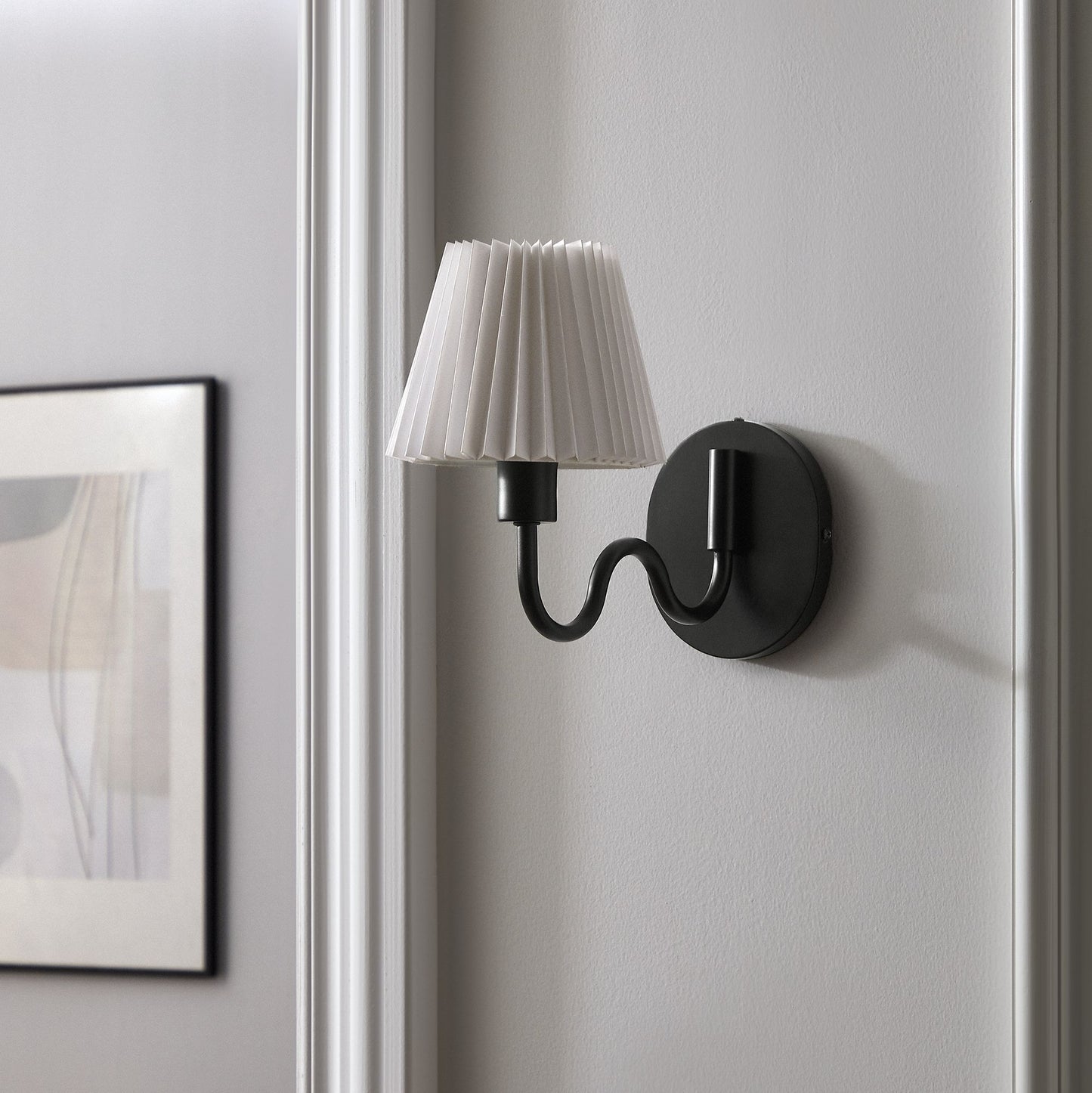 Wave Squiggle Arm Wall Sconce by Furniture for America