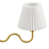 Orchard Squiggle Arm Wall Sconce in Brass