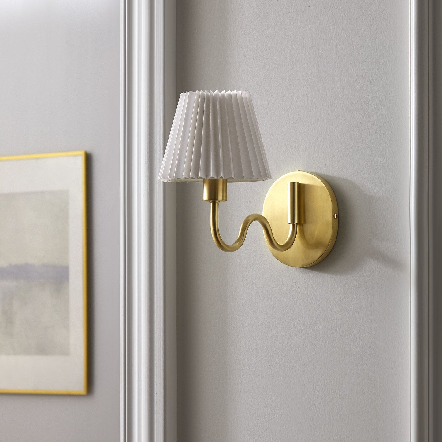 Wave Squiggle Arm Wall Sconce by Furniture for America