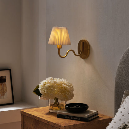 Wave Squiggle Arm Wall Sconce by Furniture for America