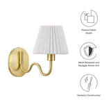 Orchard Squiggle Arm Wall Sconce in Brass