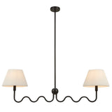 Orchard Squiggle 2-Arm Pendant Light in Black
