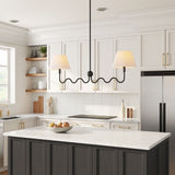 Orchard Squiggle 2-Arm Pendant Light in Black