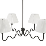 Orchard Squiggle 4-Arm Pendant Light in Black