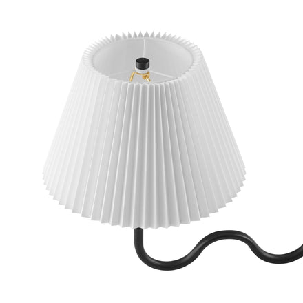 Wave Squiggle 4-Arm Pendant Light in Black