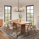 Orchard Squiggle 4-Arm Pendant Light in Black
