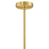 Orchard Squiggle 4-Arm Pendant Light in Brass