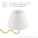 Orchard Squiggle 4-Arm Pendant Light in Brass