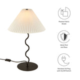 Orchard Squiggle Table Lamp in Black