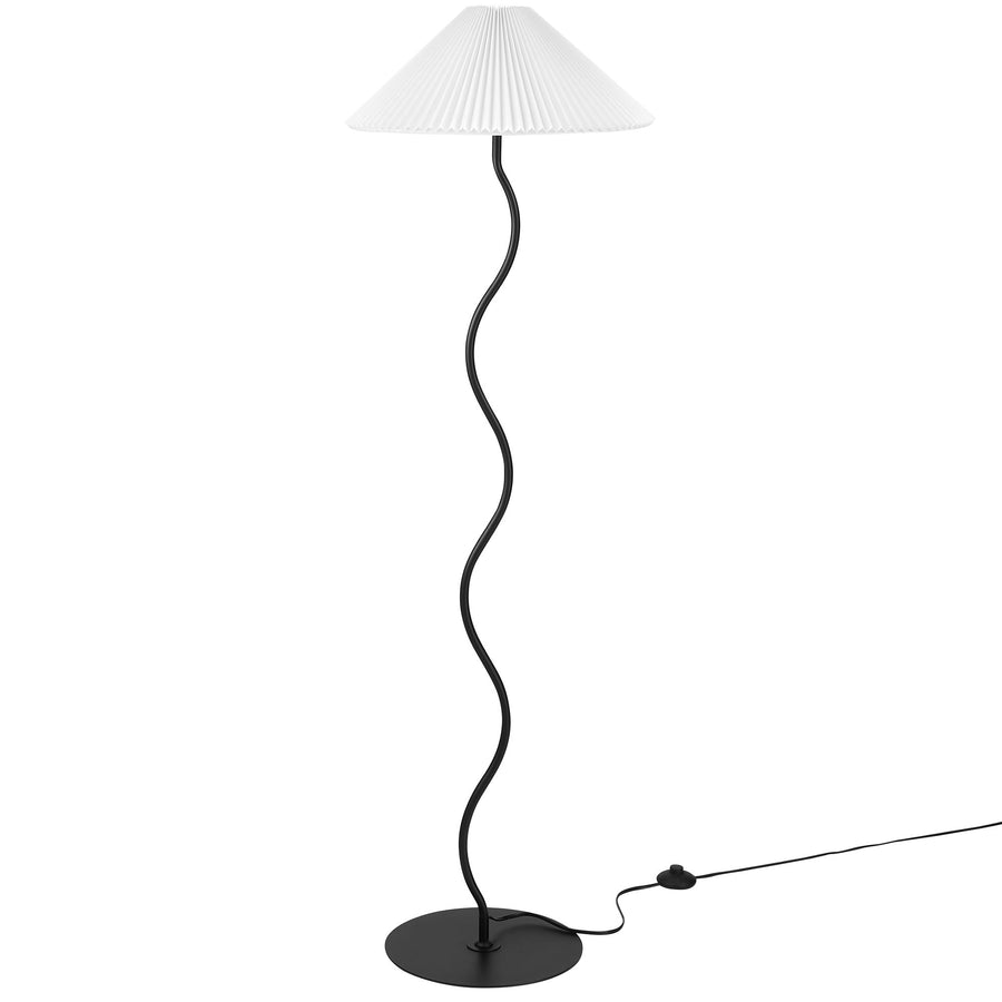 Orchard Squiggle Floor Lamp in Black
