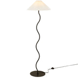 Orchard Squiggle Floor Lamp in Black