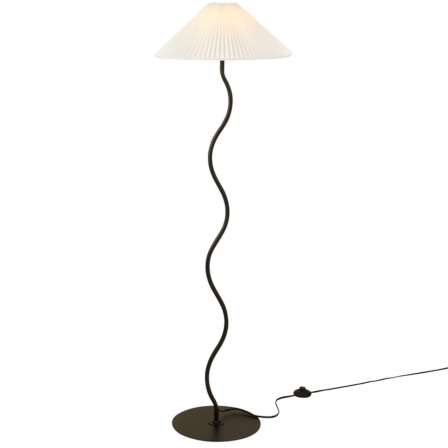 Orchard Squiggle Floor Lamp in Black