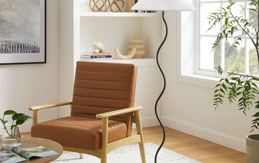 Orchard Squiggle Floor Lamp in Black